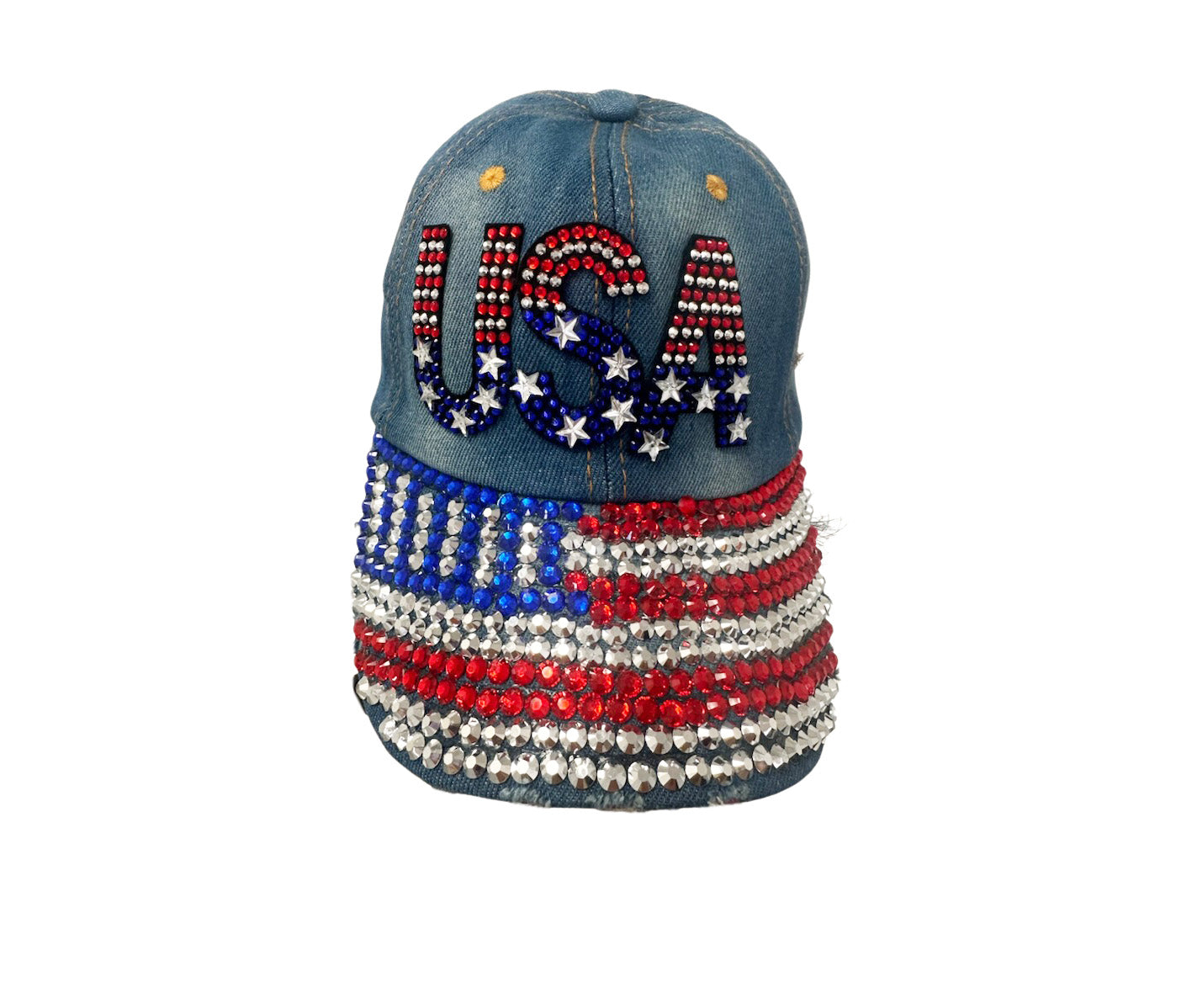 USA Flag Denim Cap