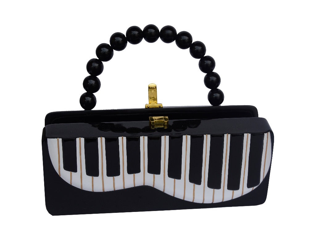 Beethoven Piano Wooden Collectible Handbag