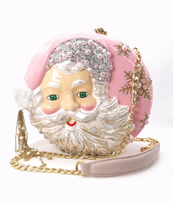 Pere Noël Pink Swarovski® Crystals