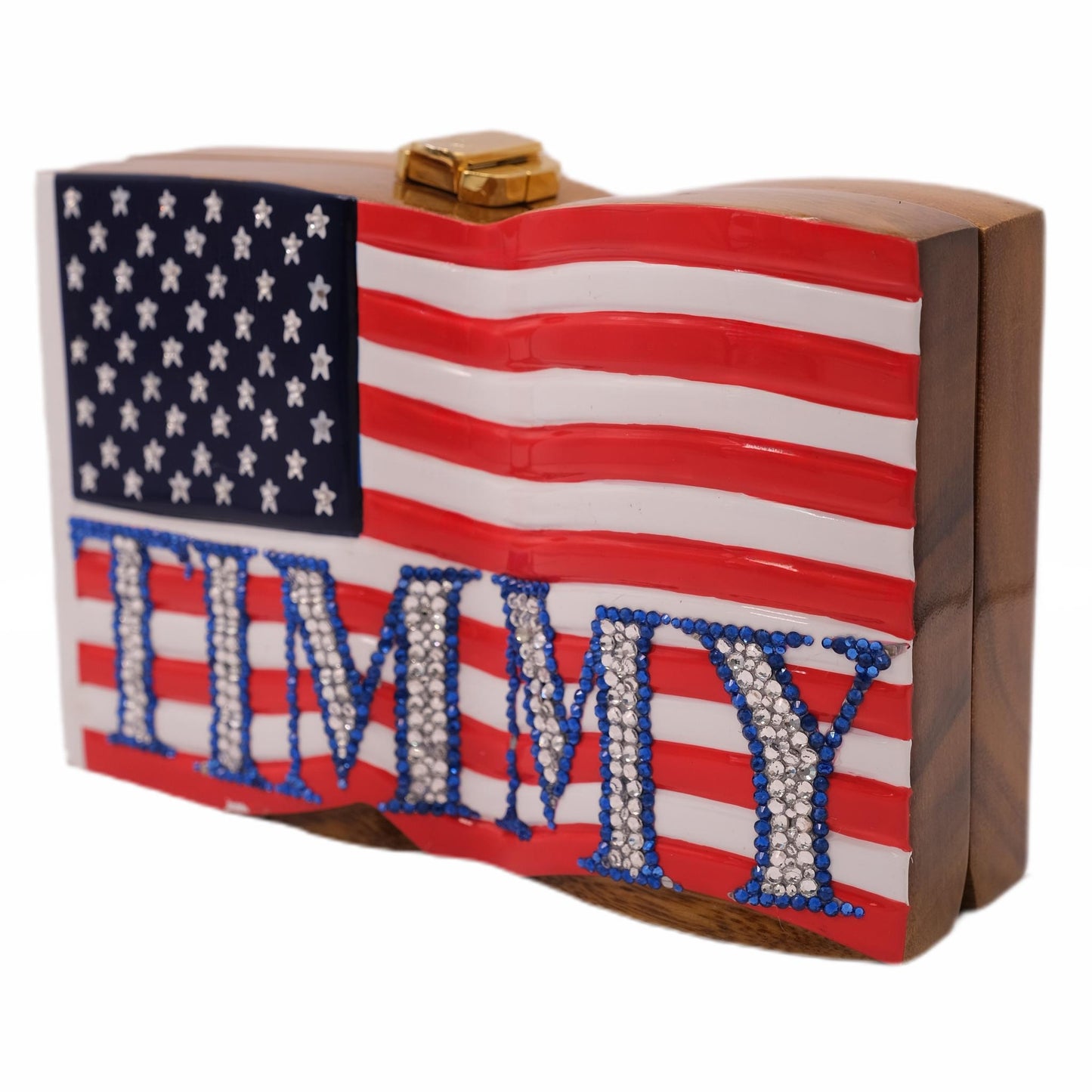 Customized USA Flag Swarovski® Crystals