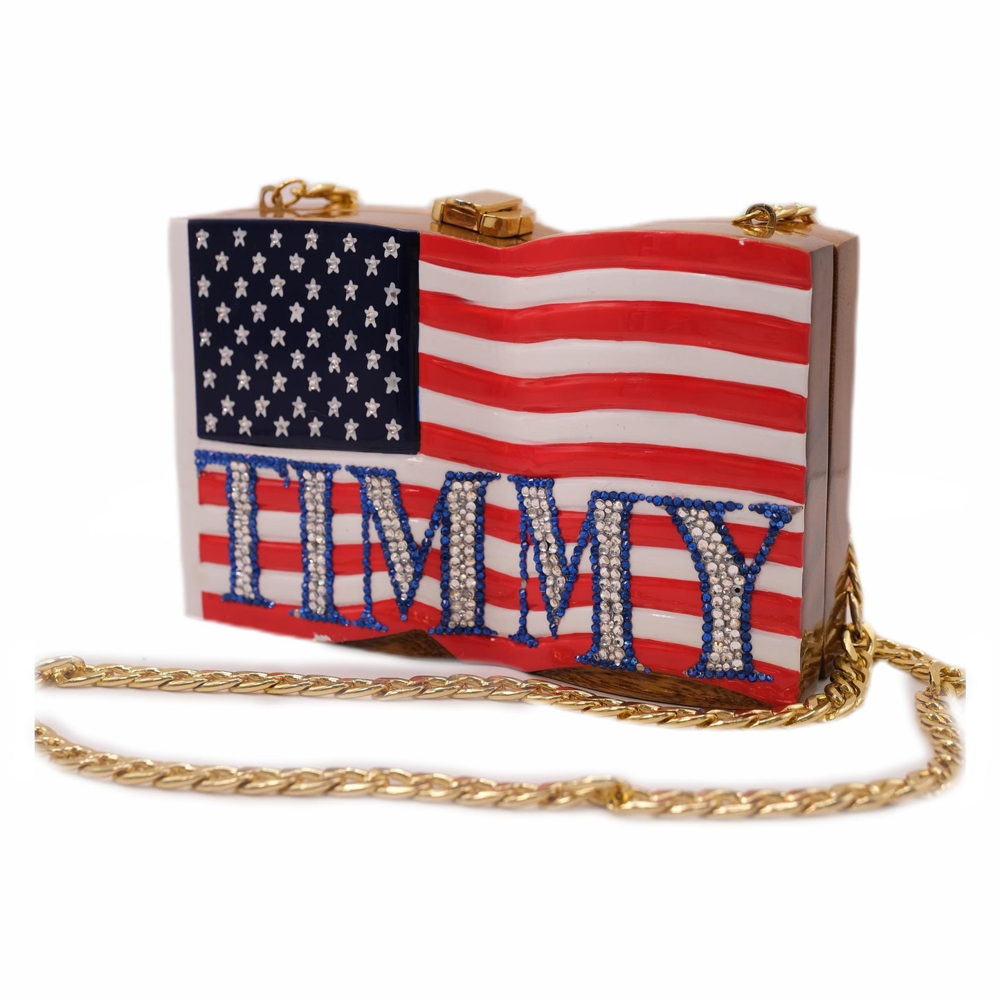 Customized USA Flag Swarovski® Crystals