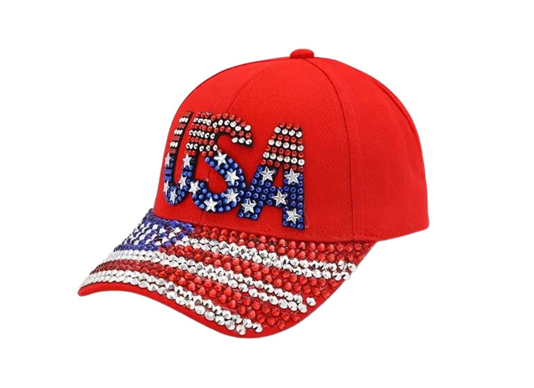 USA Flag Red Cap