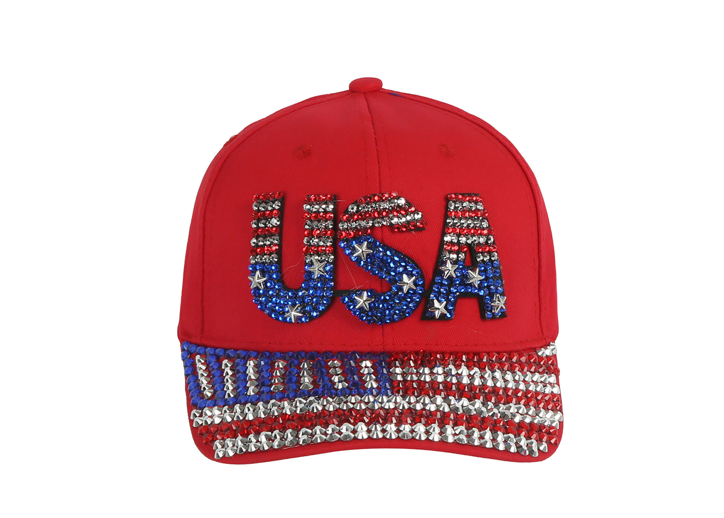 USA Flag Red Cap