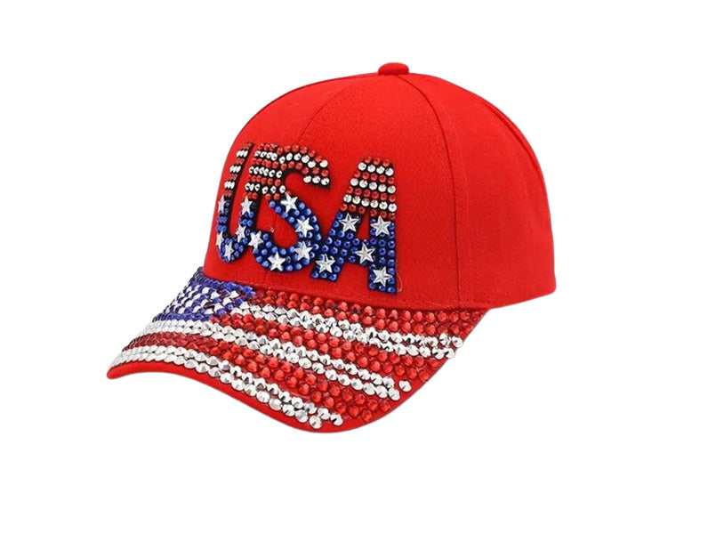 USA Flag Red Cap