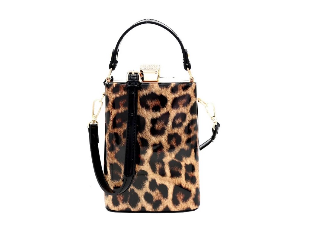 Reggie Leopard Collectible Handbag