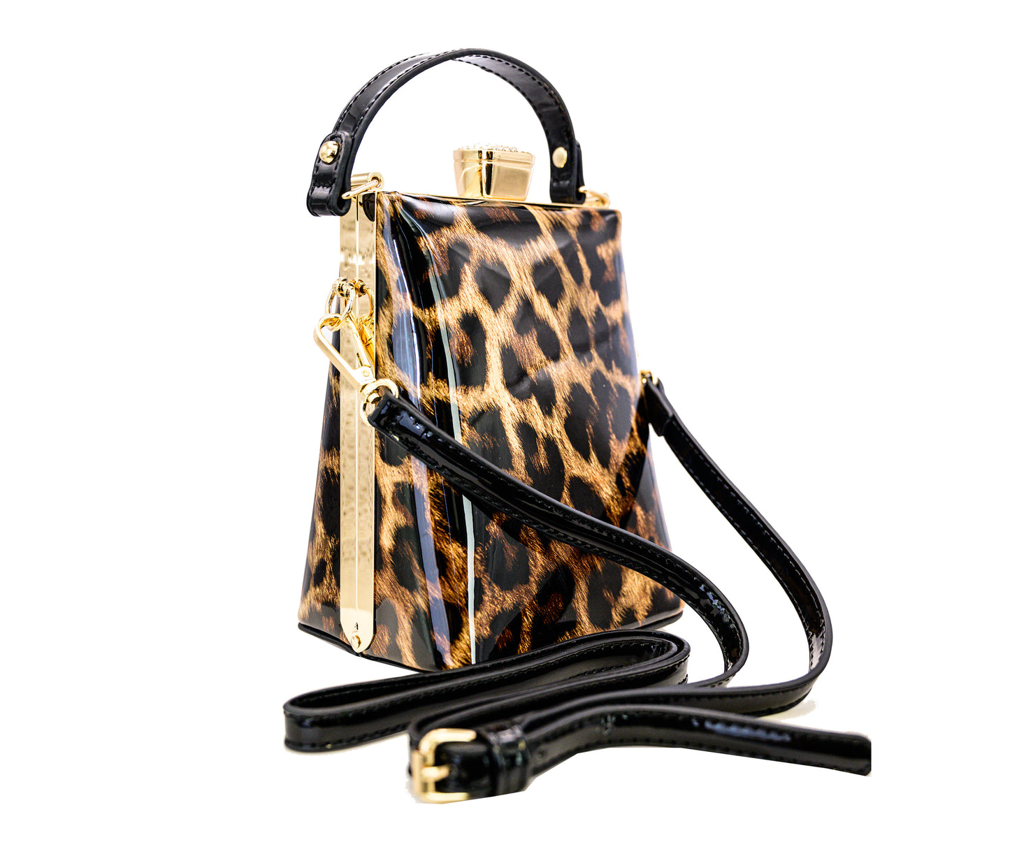Reggie Leopard Collectible Handbag