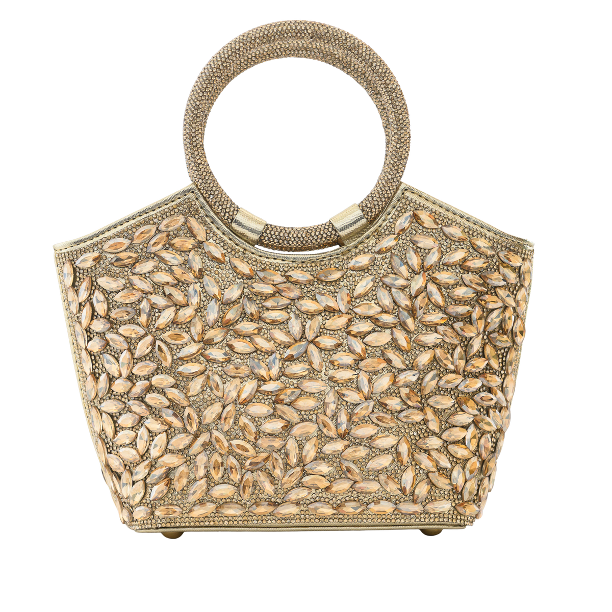 Cidella – Gold Crystal Embellished Handbag
