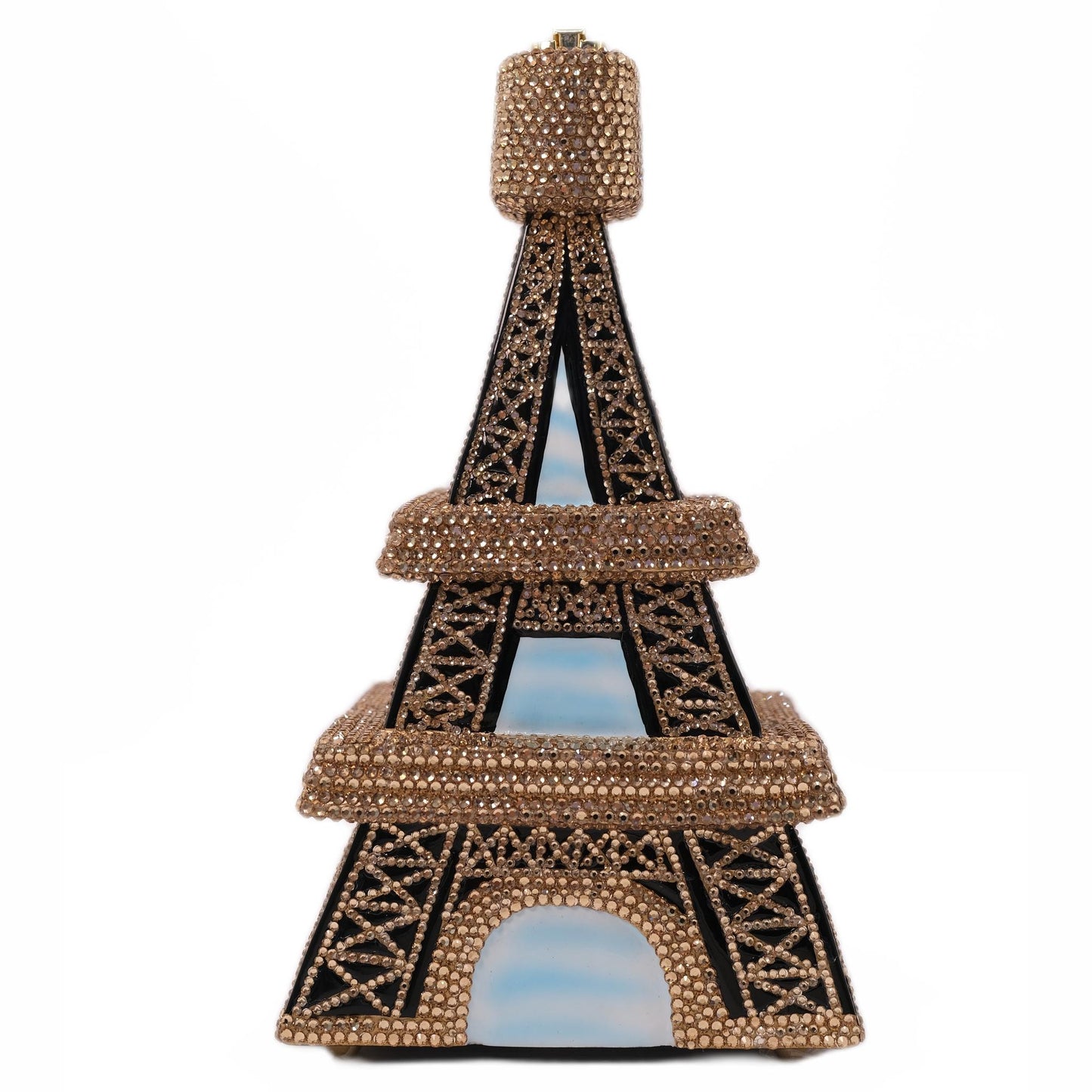 Iconic Tour D' Eiffel Swarovski® Crystals Handbag