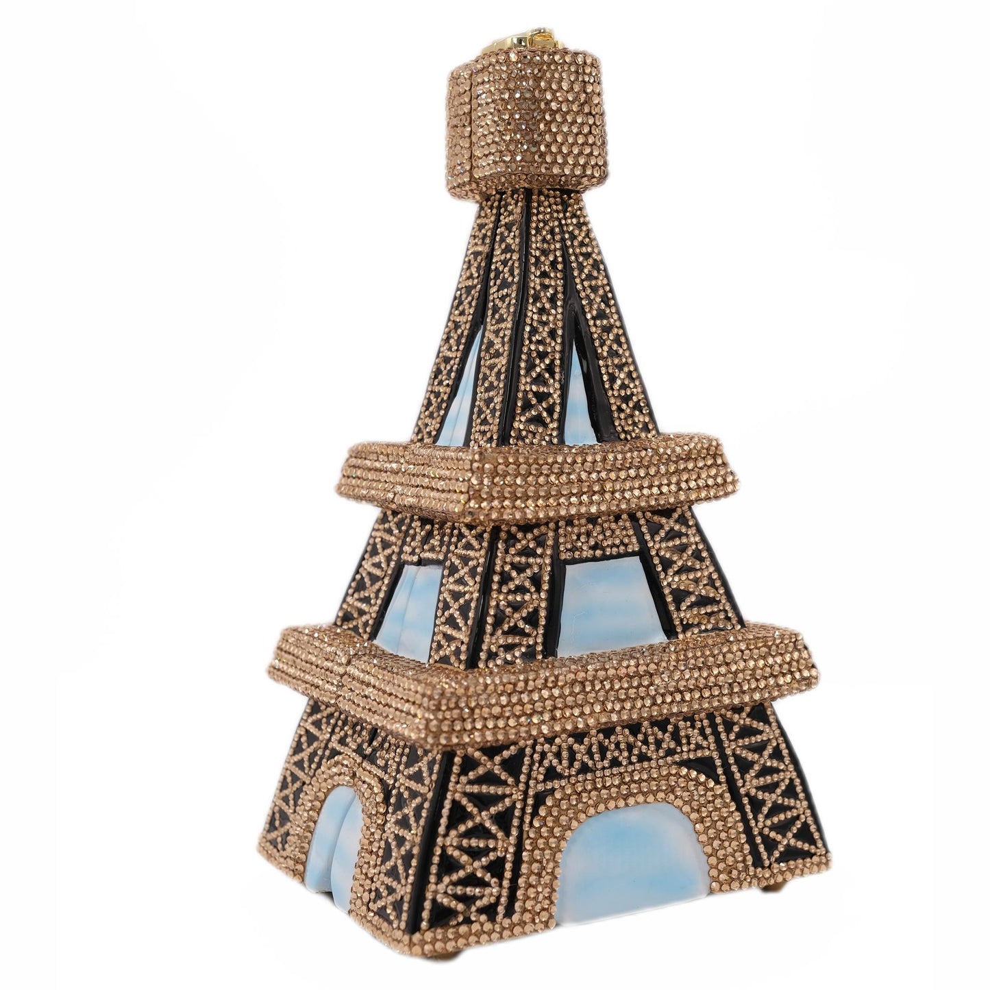 Iconic Tour D' Eiffel Swarovski® Crystals Handbag