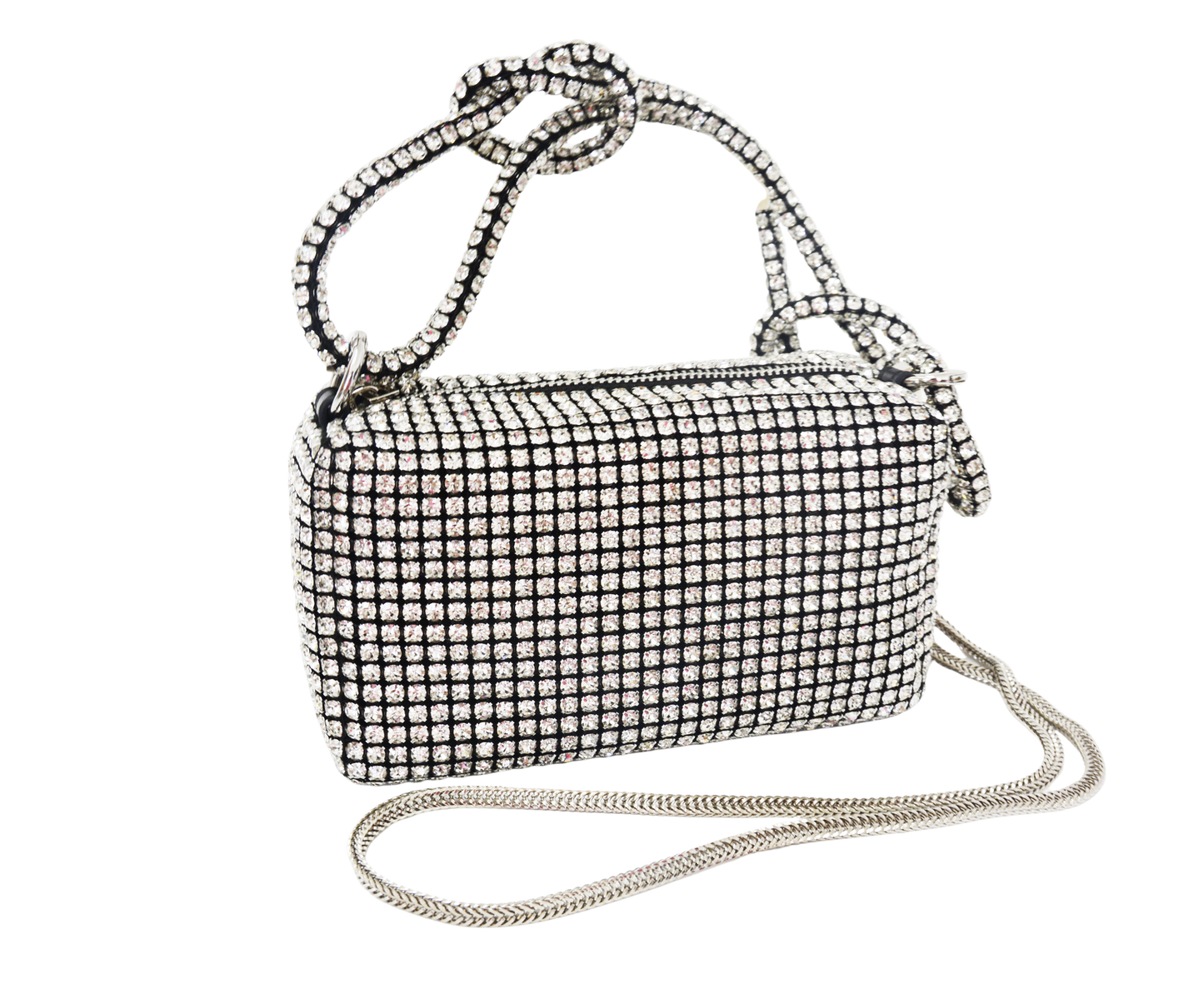 Lolita Crystal Rhinestone Embellished Top Handle Bag