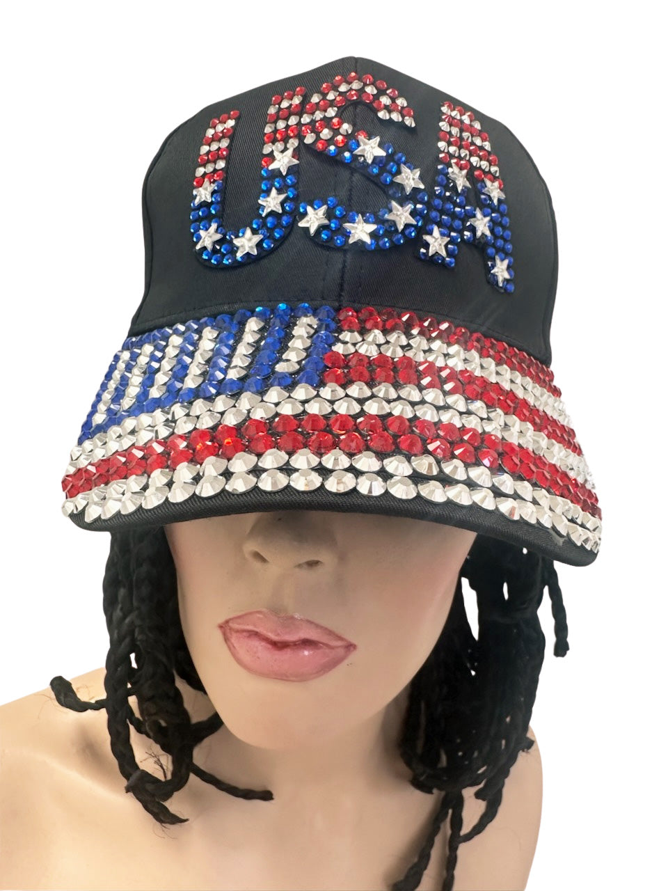 USA Flag Black Cap