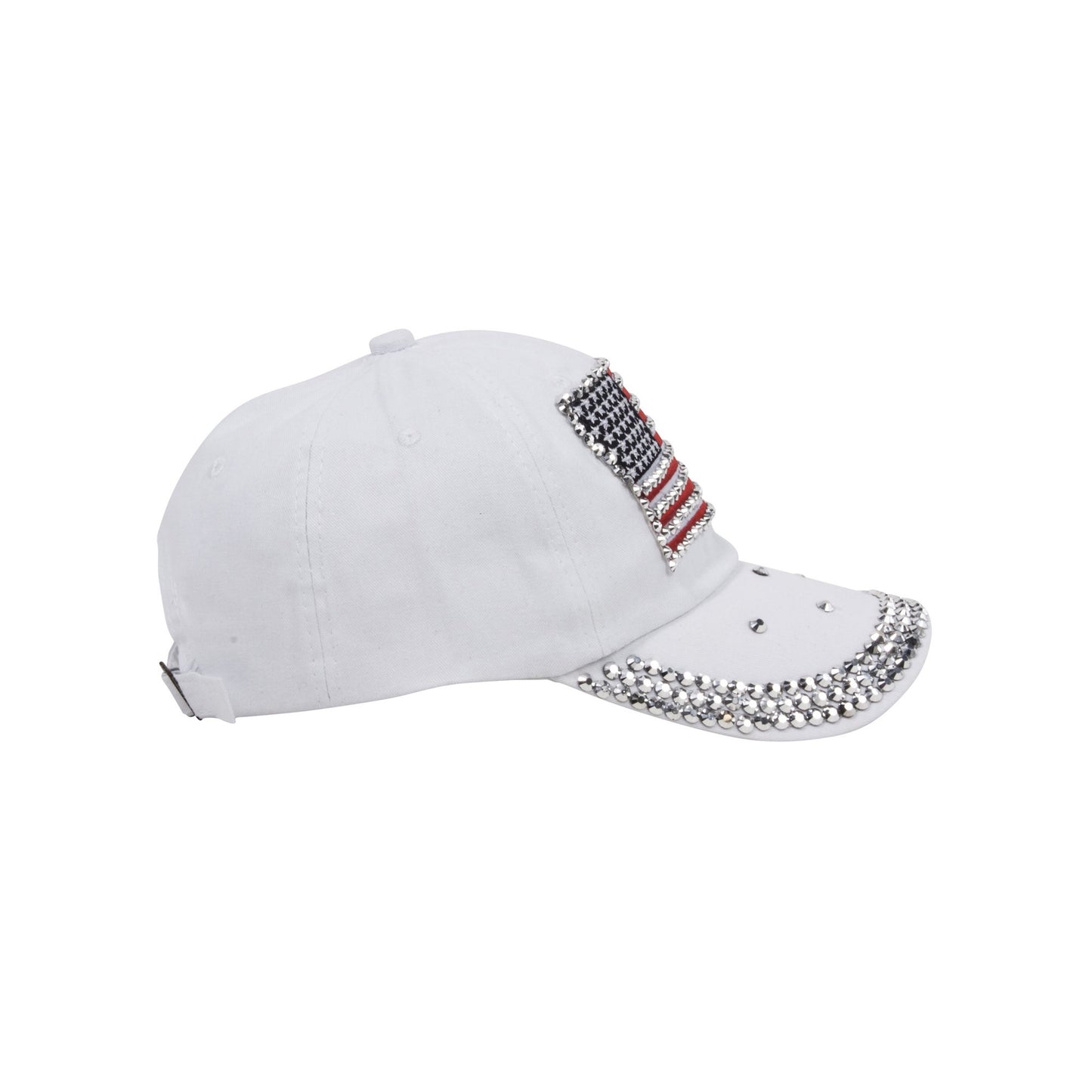 Usa Flag White Cap