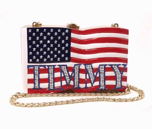 Customized USA Flag Swarovski® Crystals