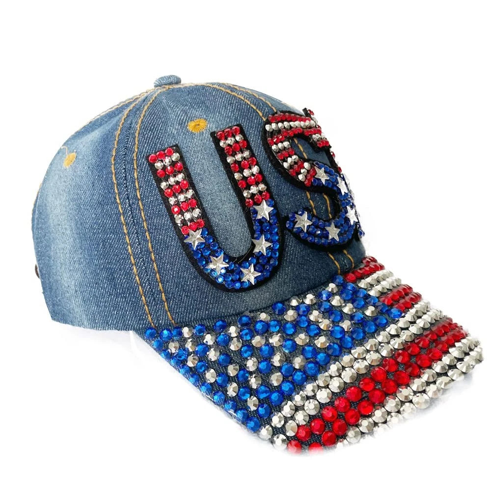 USA Flag Denim Cap