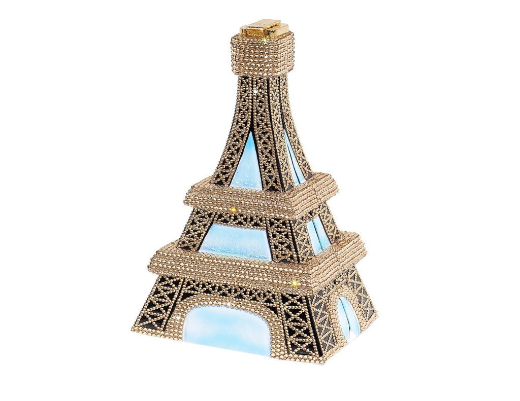 Iconic Tour D' Eiffel Swarovski® Crystals Handbag