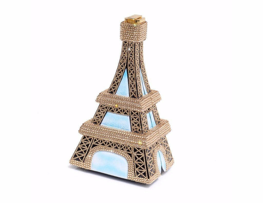 Iconic Tour D' Eiffel Swarovski® Crystals Handbag