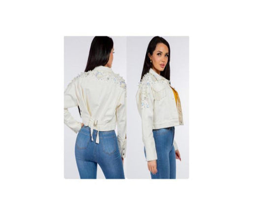 Willow White Denim Jacket
