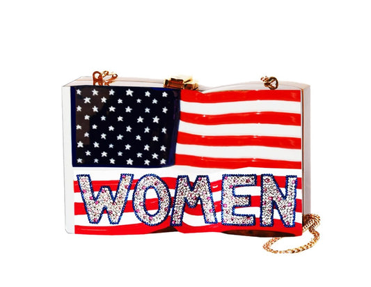 USA Flag Women Swarovski®  Crystals
