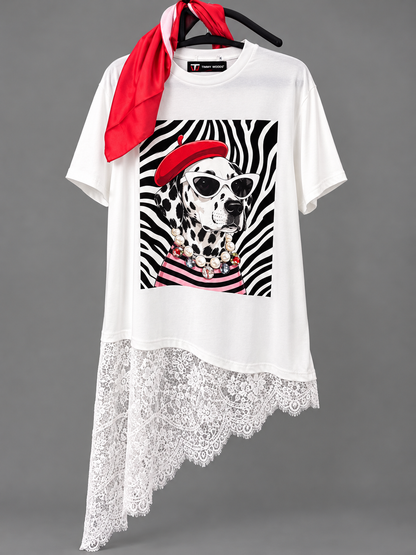 DOLLY DALMATIAN T-DRESS