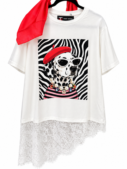 DOLLY DALMATIAN T-DRESS