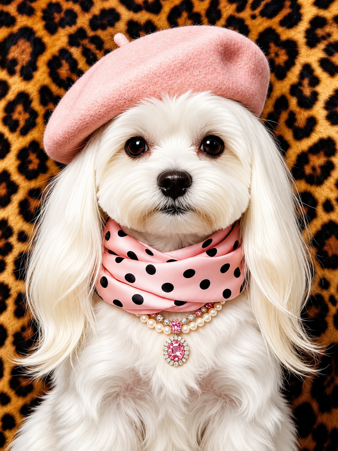 DOTTIE PINK T-DRESS