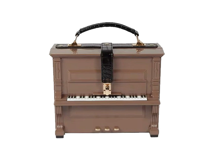 Elton Piano Top-Handle Taupe Handbag