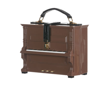Elton Piano Top-Handle Taupe Handbag