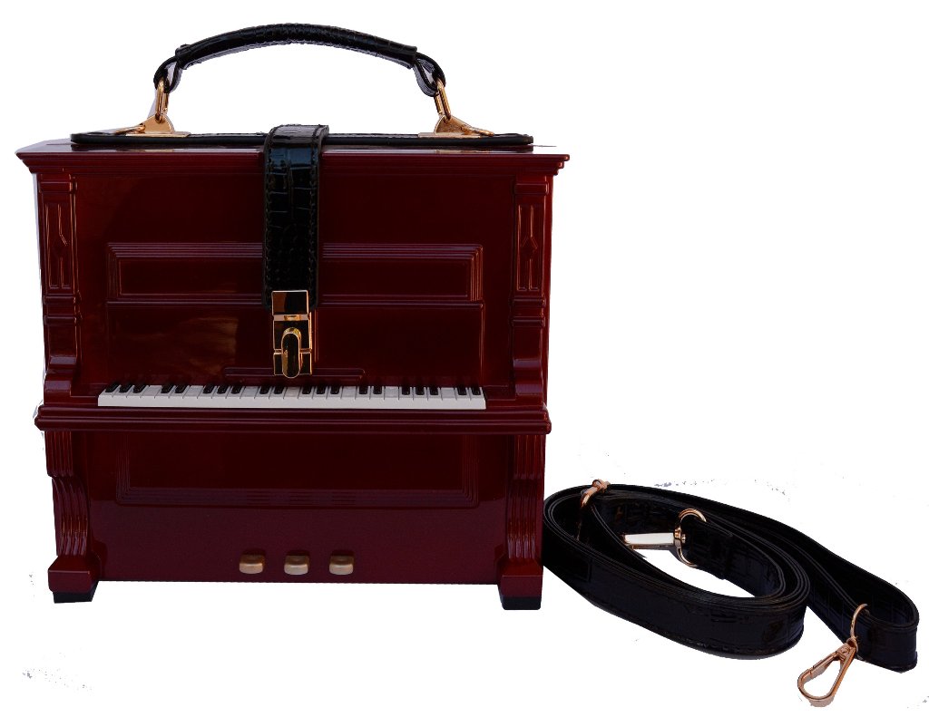 Elton Piano Top-Handle Bag