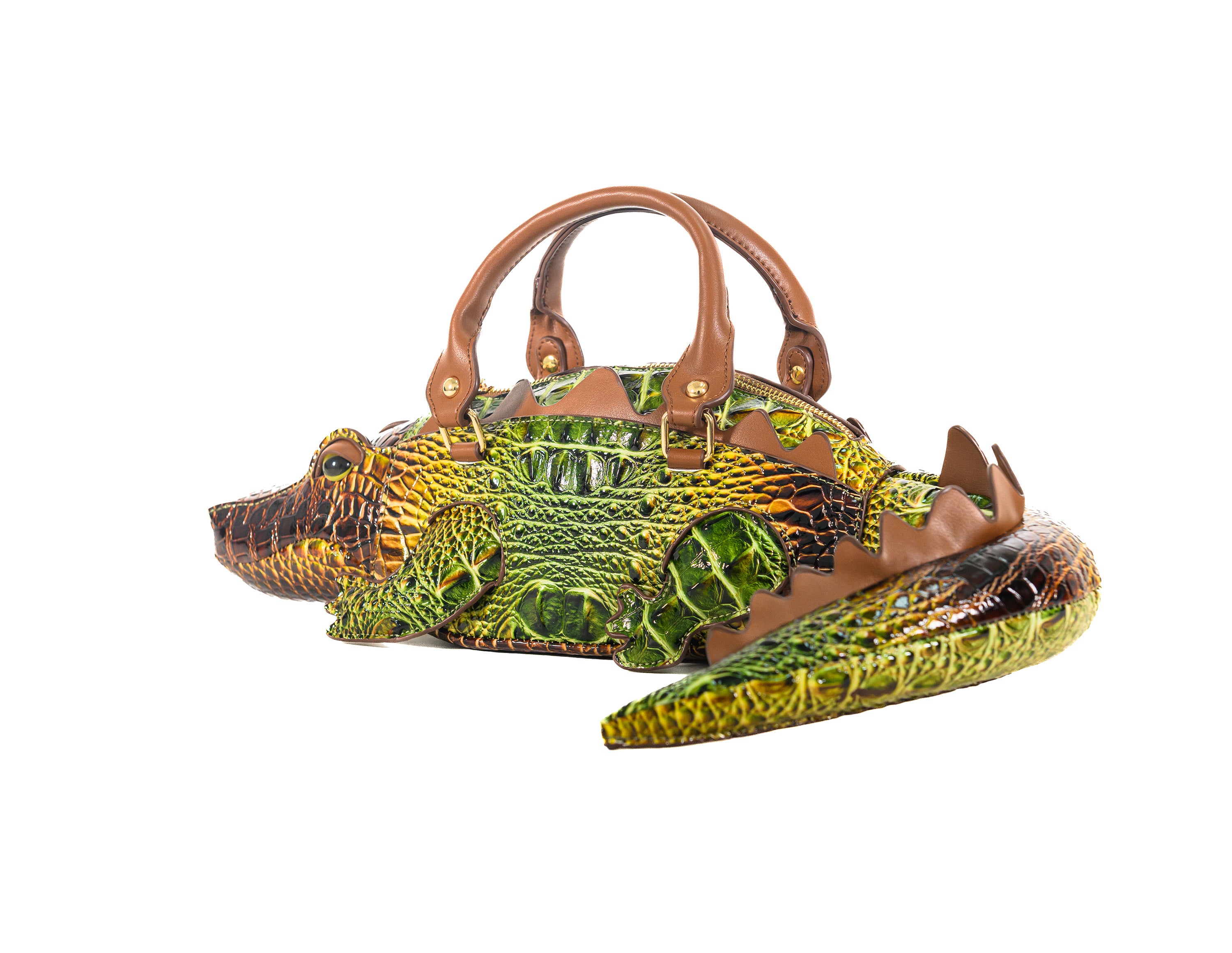 Gettie The Gator – Art To Wear Collectible Vegan Leather Handbag
