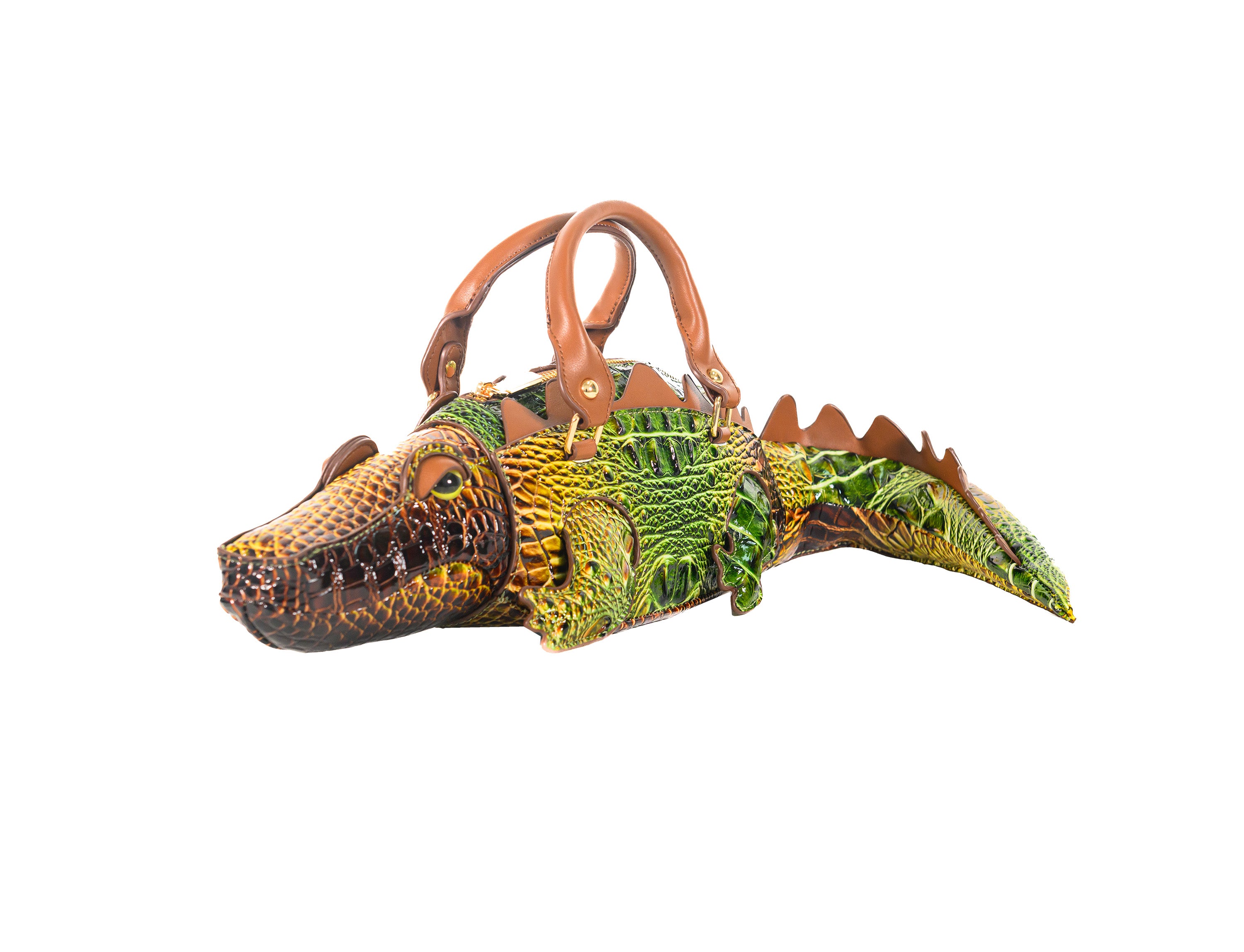 Gettie The Gator – Art To Wear Collectible Vegan Leather Handbag