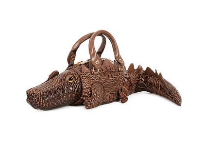 Gettie The Gator – Art To Wear Collectible Vegan Leather Handbag