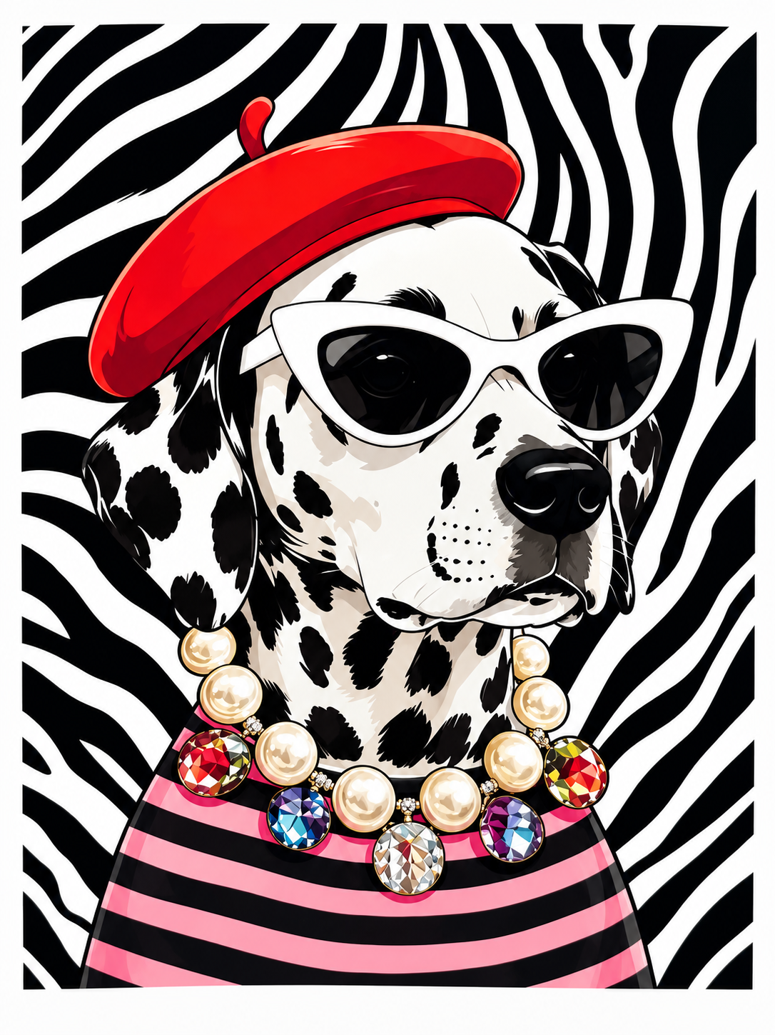 DOLLY DALMATIAN T-DRESS