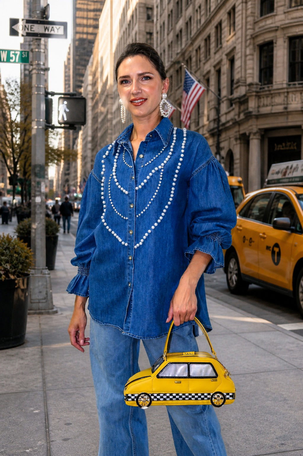Harper Denim Art To Wear Shirt