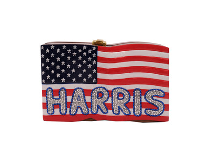 USA Flag Harris Swarovski® Crystals