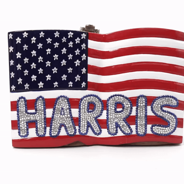 USA Flag Harris Swarovski® Crystals