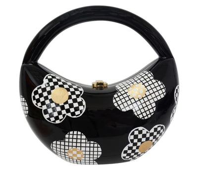 Jacqueline Exquisite Timmy Woods Wooden Handbag