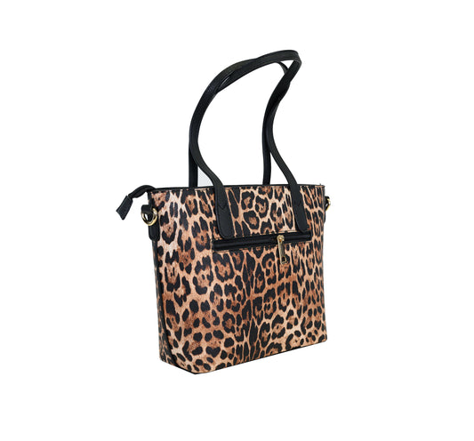 Timmy Woods Isla Leopard Tote