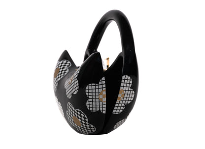 Jacqueline Exquisite Timmy Woods Wooden Handbag