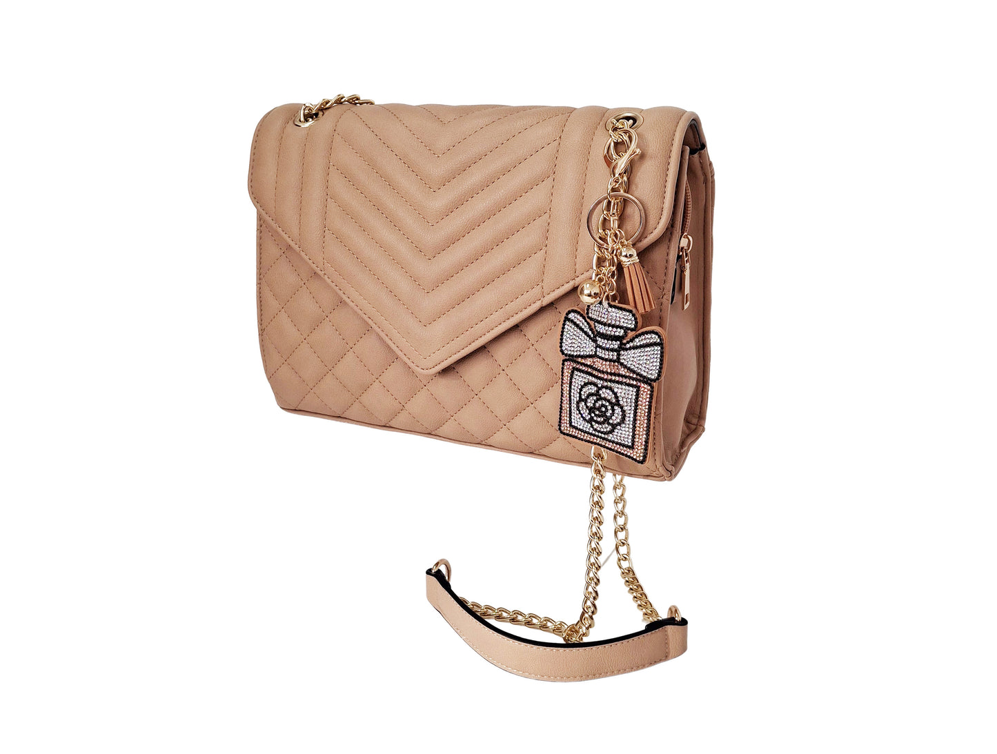 Marty Timmy Woods Beige Vegan Leather Handbag--
