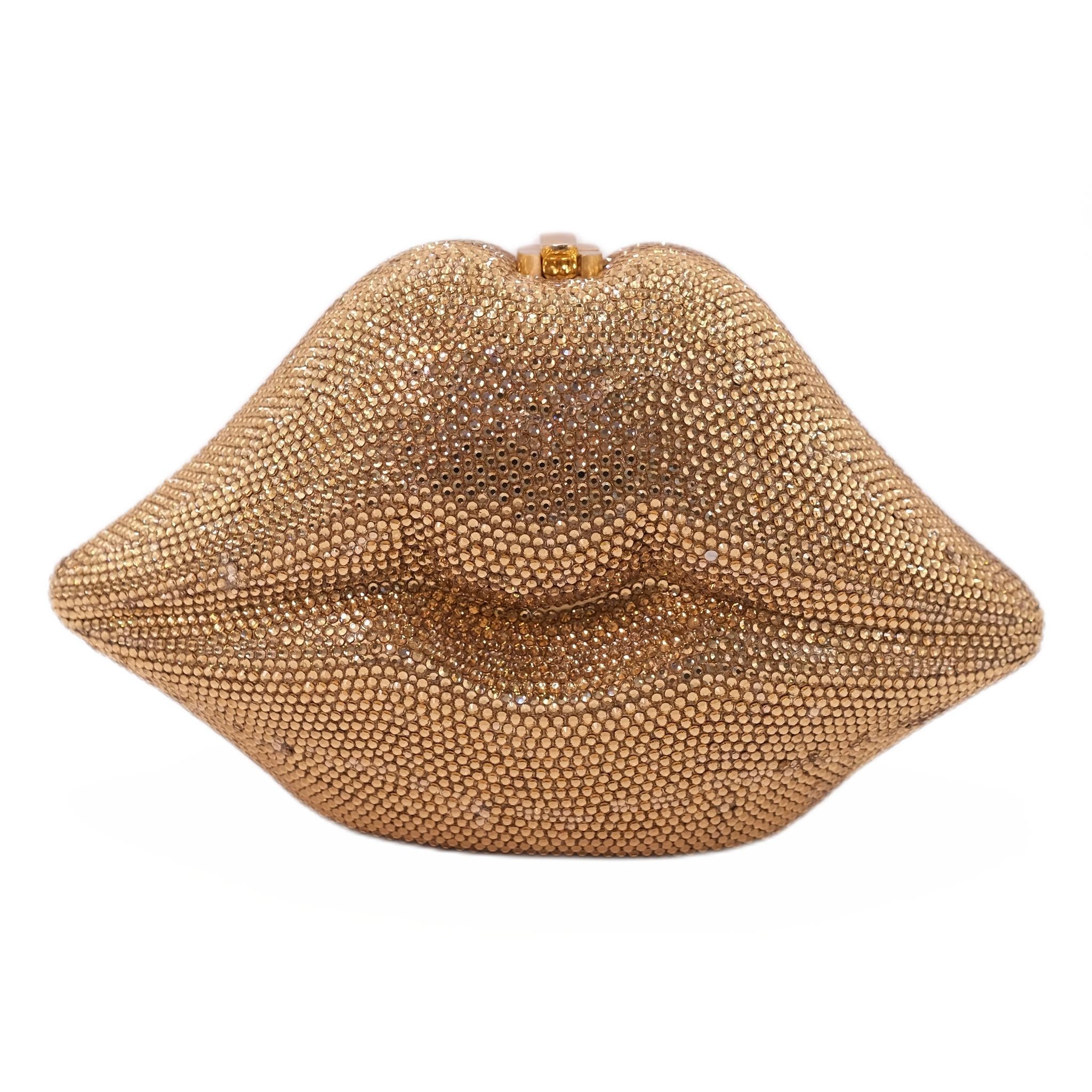 LUSCIOUS LIPS GOLD Swarovski® Crystals