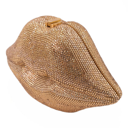 LUSCIOUS LIPS GOLD Swarovski® Crystals