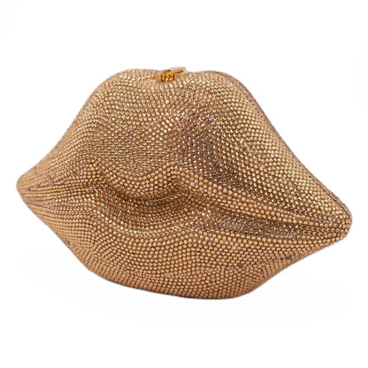 LUSCIOUS LIPS GOLD Swarovski® Crystals