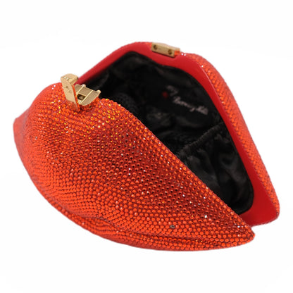 LUSCIOUS LIPS  ORANGE Swarovski®  Crystals