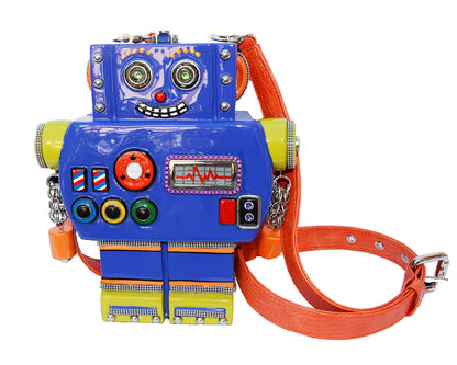 Robbie Robot Wooden Collectible Handbag