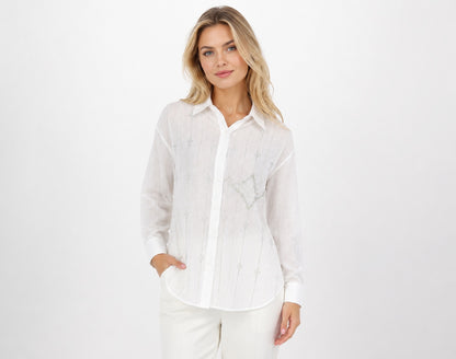 Tatiana – Crystal Embellished Women's Shirt