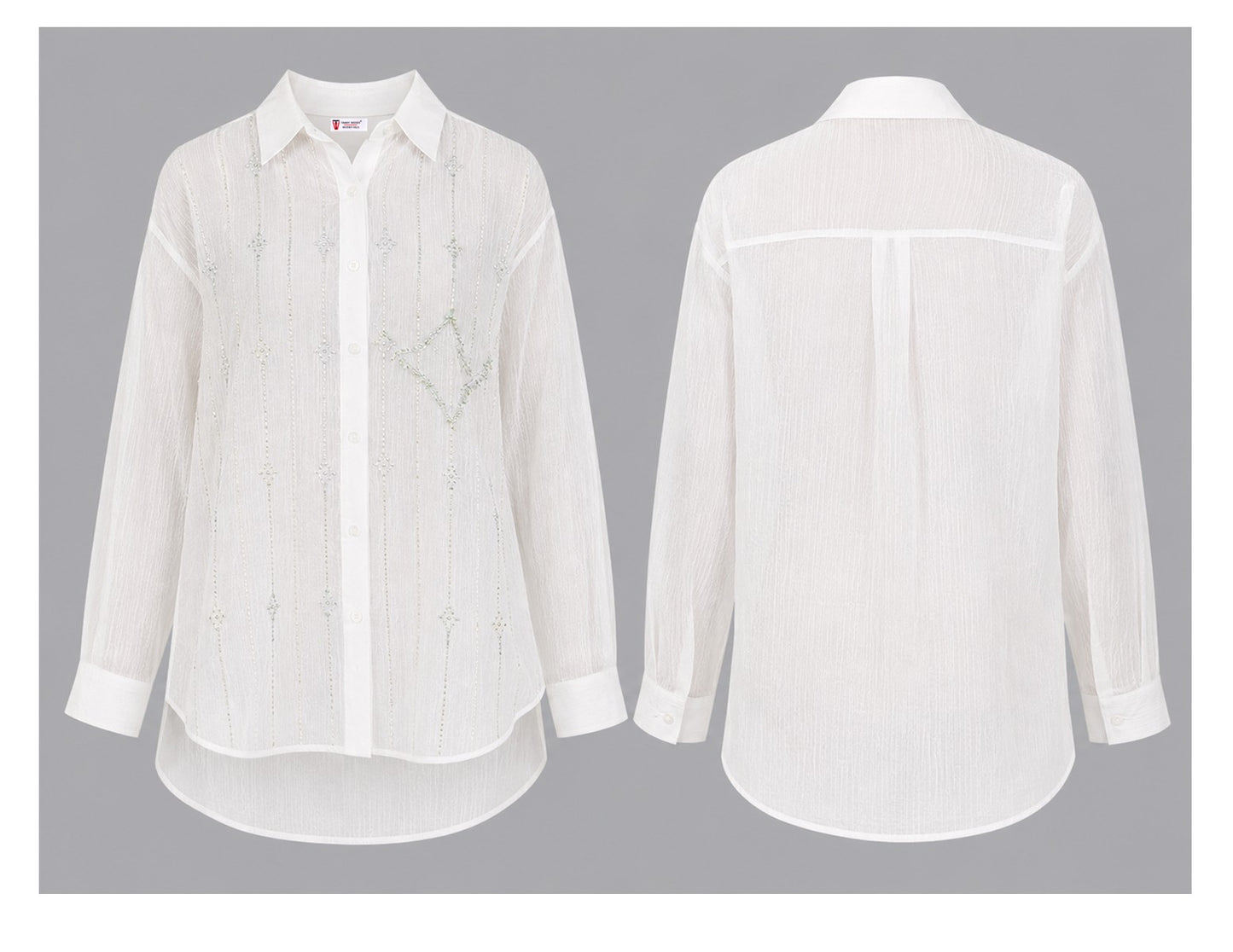 Tatiana – Crystal Embellished Women's Shirt