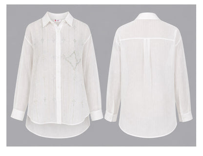 Tatiana – Crystal Embellished Women's Shirt