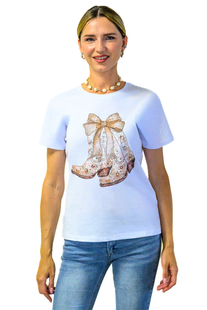 Western Belle Crystal Tee