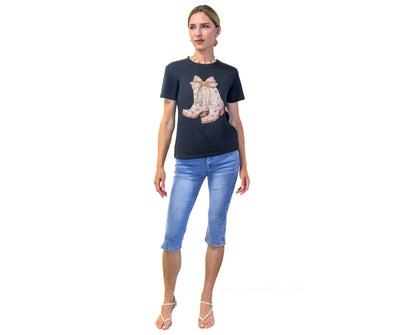 Bella Western Crystal Tee