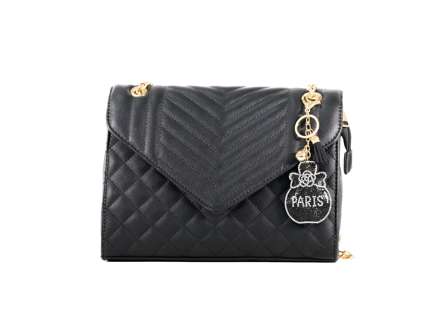 Harpy Black Vegan Leather Handbag
